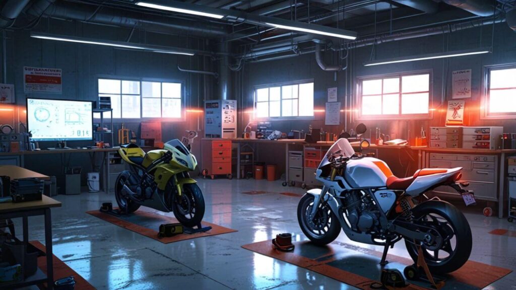 あつまれバイク初心者のメンテナンス背景1